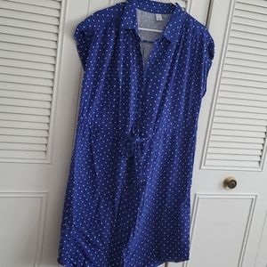 New w/tags Blue Polka-dot Dress